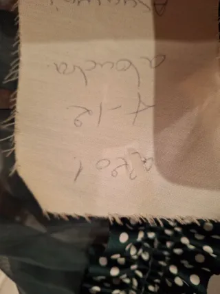 Vestido Sevillana Lunares Verdes