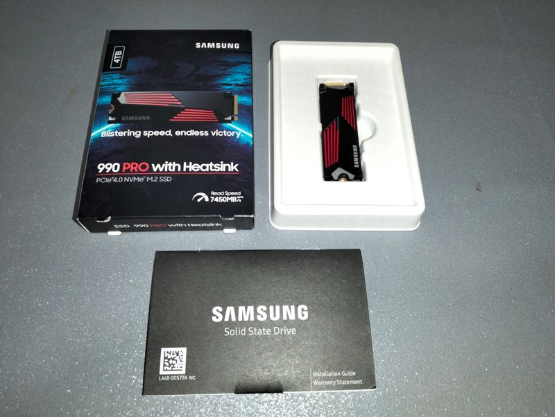 SSD Samsung 990 PRO NVMe 4TB con disipador afbeelding 2