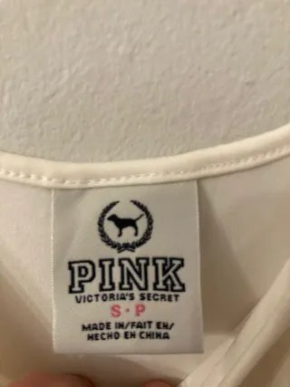 Vestido Victoria's Secret Blanco Estampado