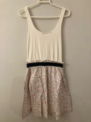 Vestido Victoria's Secret Blanco Estampado