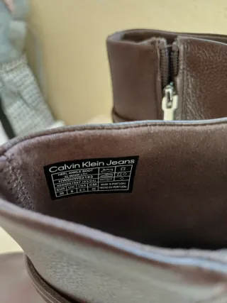 Botines piel Calvin Klein Marrones