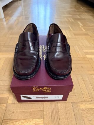 Mocasines Castellano Marrón Talla 35,5