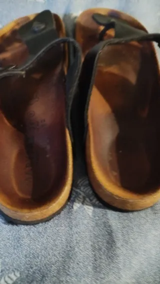 2 Pares Sandalias Piel Mujer Talla 39