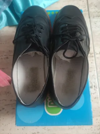 Zapatos azules marino talla 35