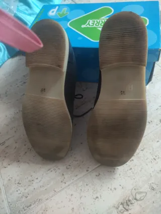 Zapatos azules marino talla 35