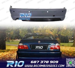 PARAGOLPES TRASERO BMW E46 98-06 COUPE LOOK M PDC
