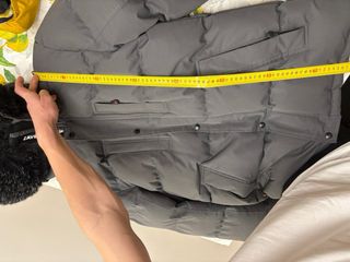 Parka Zavetti Canada Gris con Capucha