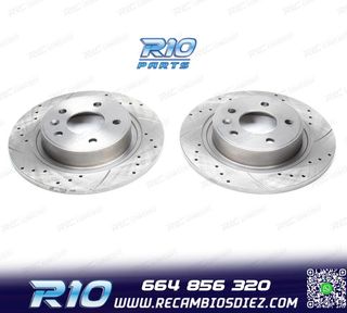 DISCOS DE FRENO PARA FIAT PERFORADOS RANURADOS