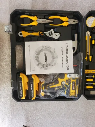 kit de herramientas multiusos Taladro atornillador