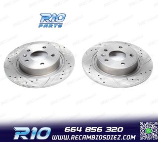 DISCOS DE FRENO PARA HONDA PERFORADOS RANURADOS