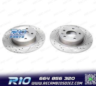 DISCOS DE FRENO PARA HYUNDAI PERFORADOS RANURADOS