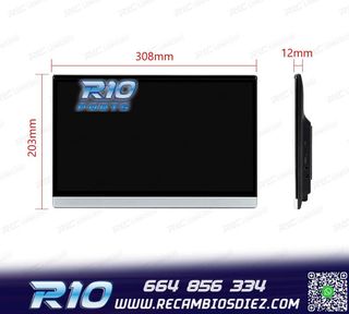 PANTALLA REPOSACABEZAS MULTIMEDIA DE 13,3 "