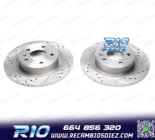 DISCOS DE FRENO PARA LANCIA PERFORADOS RANURADOS