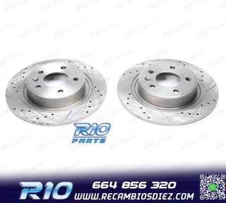 DISCOS DE FRENO PARA LAND ROVER PERFORADOS RANURADOS