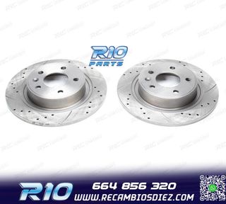 DISCOS DE FRENO PARA MERCEDES PERFORADOS RANURADOS