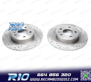 DISCOS DE FRENO PARA NISSAN PERFORADOS RANURADOS
