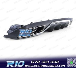 DIFUSOR MERCEDES CLASE E W213 SEDAN 16-20 LOOK AMG E63 + COL
