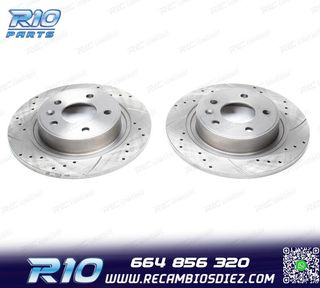 DISCOS DE FRENO PARA OPEL PERFORADOS RANURADOS