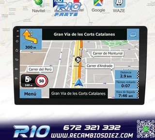 RADIO 9" GPS ANDROID 13 QUAD CORE 64GB ROM