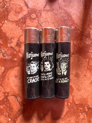 accendini Clipper Marijuana