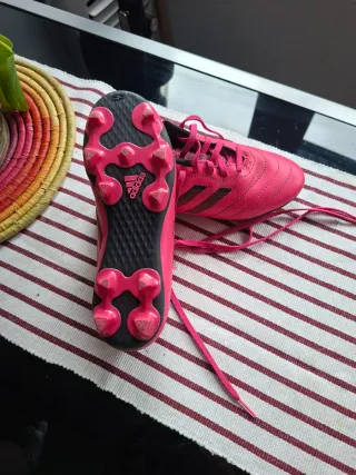 Zapatillas Fútbol Adidas Talla 36 Rosa/Negro