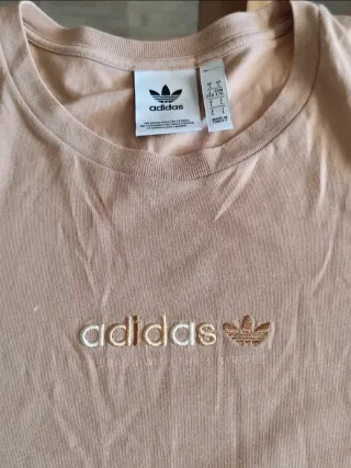 T-shirt Adidas Uomo Beige Marrone Taglia L