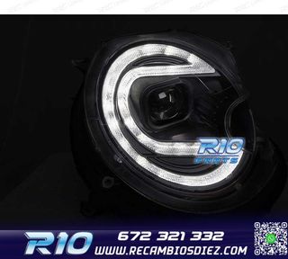 FAROS XENON MINI COOPER 06-14 LED NEGRO