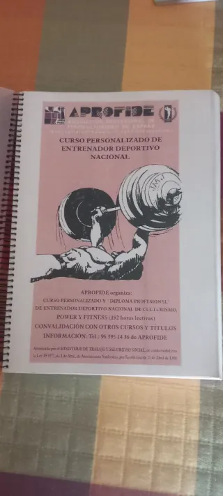 Libro entrenador nacional culturismo