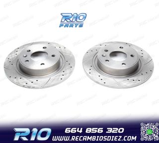 DISCOS DE FRENO PARA CITROEN PERFORADOS RANURADOS