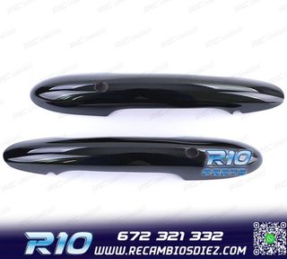 CARCASA TIRADOR PUERTA MINI F55 F56 F57 NEGRO BRILLO KEYLES