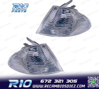 INTERMITENTES FRONTALES BMW E46 BERLINA 98-01 CROMO OPACO