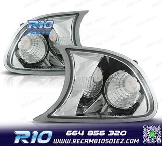 INTERMITENTES FRONTALES BMW E46 01-03 COUPE CROMADO