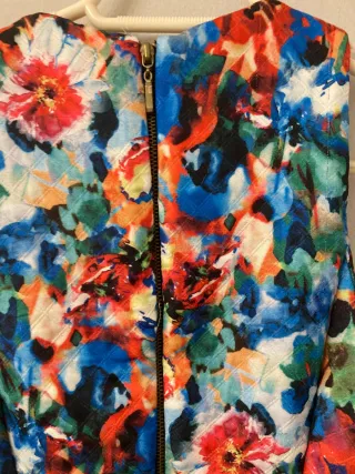 Vestido estampado floral Suite Blanco