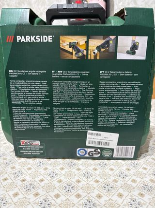Parkside 20V Amoladora Angular Recargable