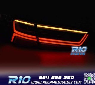 PILOTOS AUDI A6 C7 11-14 ROJOS INTERMITENTE LED DINAMICO