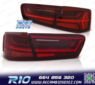 PILOTOS AUDI A6 C7 11-14 ROJOS INTERMITENTE LED DINAMICO