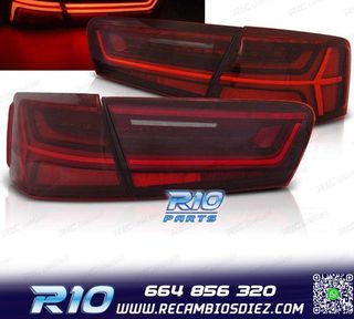 PILOTOS AUDI A6 C7 11-14 ROJOS INTERMITENTE LED DINAMICO