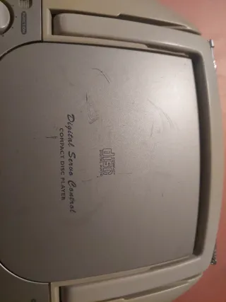 Radio CD Casete Plata