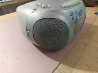 Radio CD Casete Plata