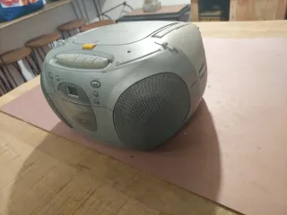 Radio CD Casete Plata