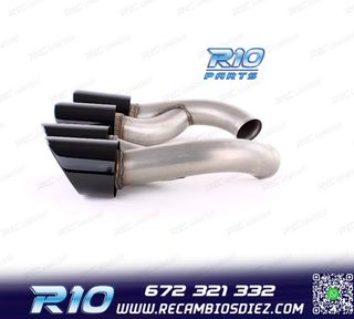 COLAS ESCAPE PORSCHE CAYENNE 92A 14-17 LOOK GTS NEGRO