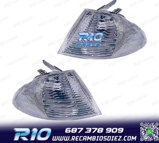INTERMITENTES FRONTALES BMW E46 BERLINA 98-01 CROMO OPACO