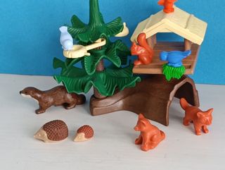 Playmobil Cabaña Bosque con Animales