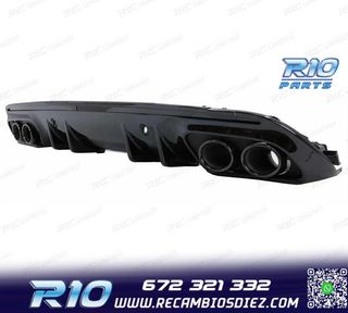 DIFUSOR MERCEDES CLASE C W205 SEDAN 14-20 C43 AMG PDC + COLA