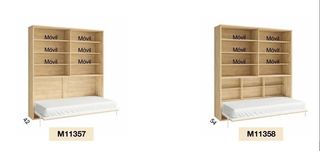 CAMA ABATIBLE 90×190 CON ARMARIO SUPERIOR XPL.