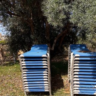 Hamacas de piscina apilables