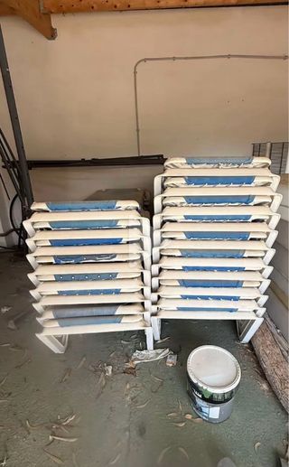 Hamacas de piscina apilables