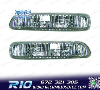 INTERMITENTES LATERALES BMW E46 98-05 CRISTAL CLARO CROMADO