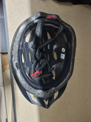 Casco Bicicleta Azul y Negro