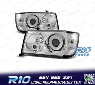 FAROS LUPA + INTERMITENTES MERCEDES CLASE E W124 93-95 FONDO